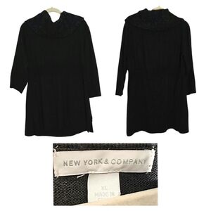 New York & Company Black Sweater
